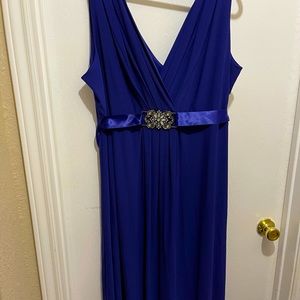 Classy royal purple dress